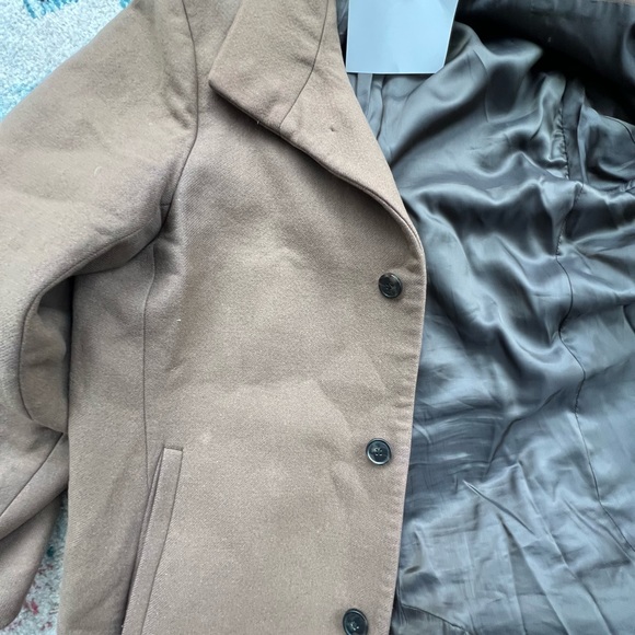 THEORY brown coat size M 100% wool - Picture 10 of 10